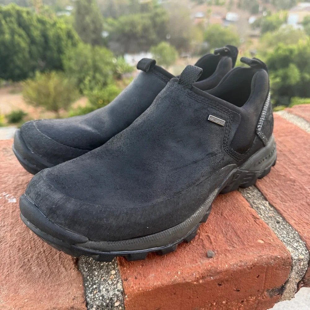 Merrell Innsbruck Waterproof Black Leather Primaloft Slip-on Shoe J75321 Men 9.5